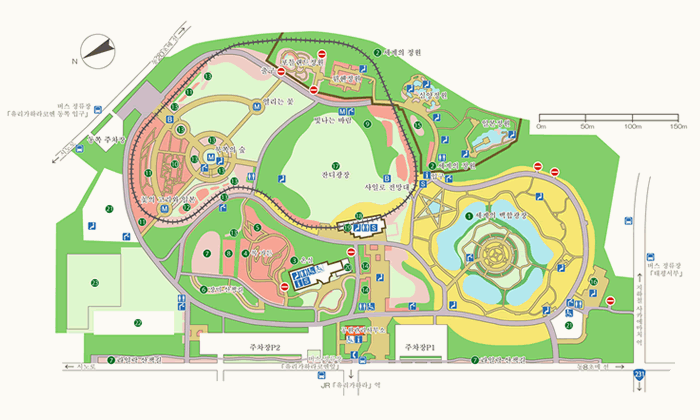 유리가하라 공원 MAP
