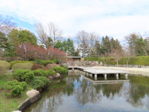 日本庭園の様子