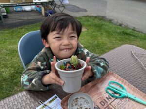 ワークショップに参加したお子さんの作品