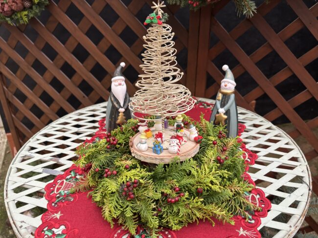 クリスマスディスプレイ展　フローリストたちの作品（2025年11月7日）