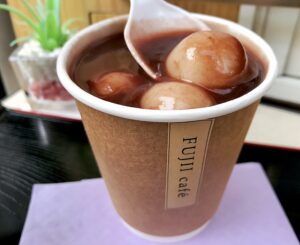 アツアツのおしるこ