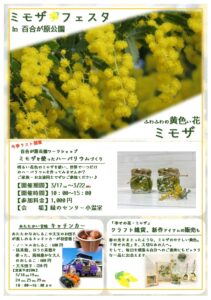 ミモザフェスタポスター