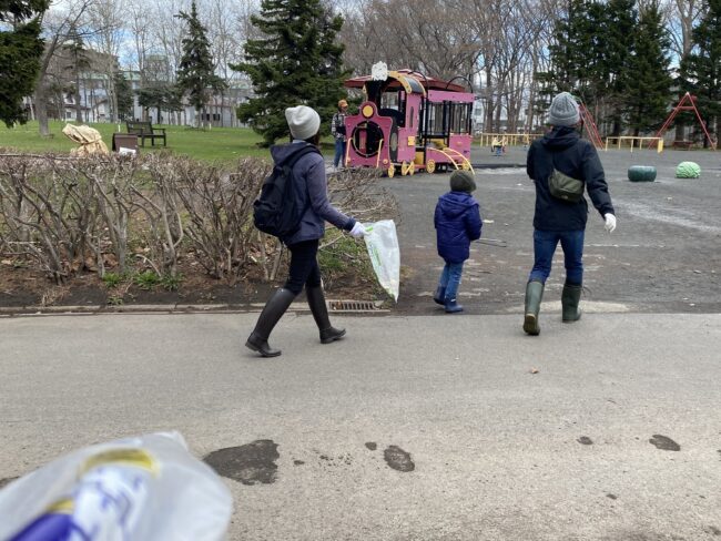 百合が原公園でクリーンアップ活動を行いました(2026年4月13日)