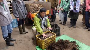 堆肥つくりの様子